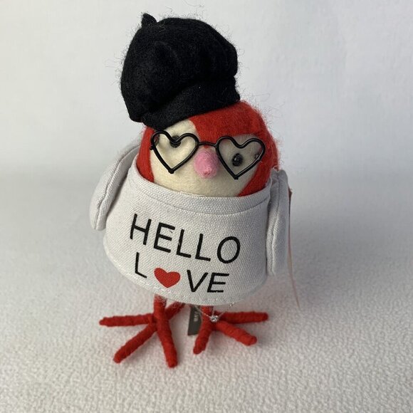 2018 Target Spritz Bird Ami Hello Love Valentines Day Heart Glasses Retired - Picture 1 of 9